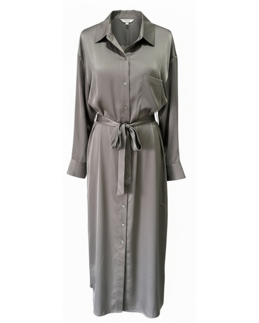 Shirt Dress - Mushroom