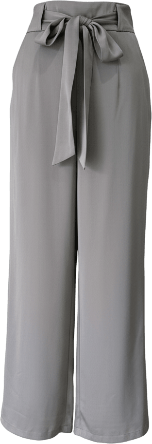 Mushroom Sateen Palazzo Pant